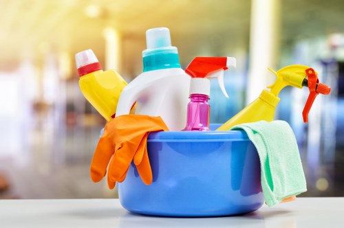 Professional home cleaners in Finchley cleaning a bright living room