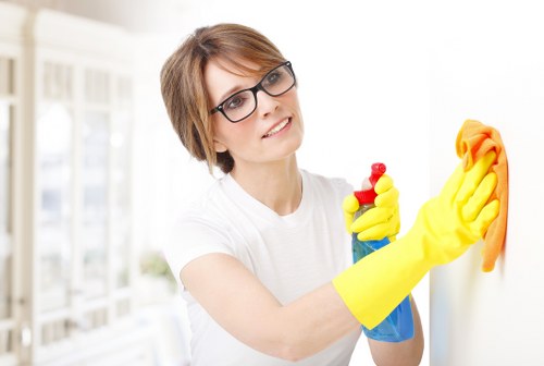 Emergency preparedness measures in place during a cleaning operation