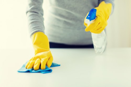 Commercial cleaners in Finchley maintaining a clean workplace