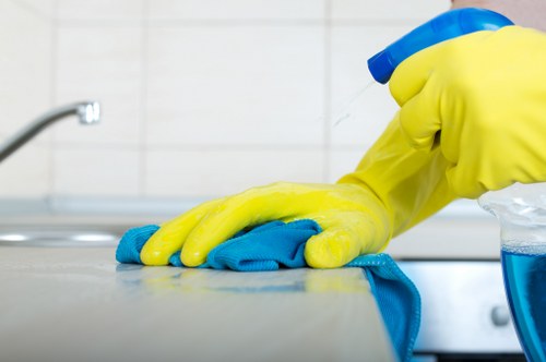 Bathroom deep cleaning in Finchley removing limescale and grime