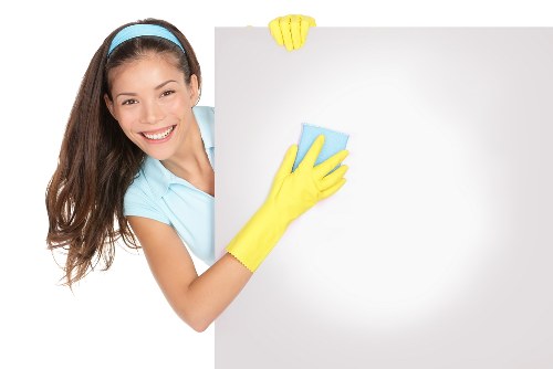 Deep cleaning work in a Finchley property