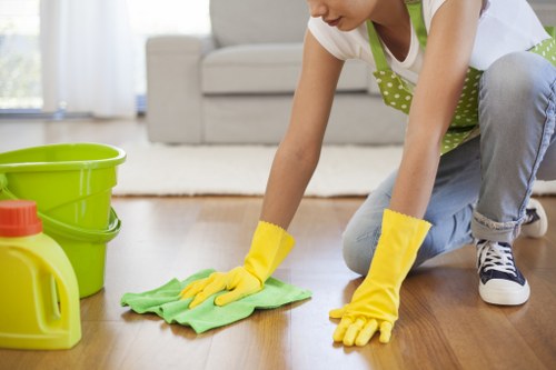 Reviewing a cleaning service issue during complaint assessment